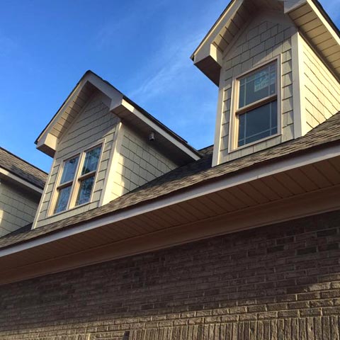 Siding by the Best - new roof installed on home